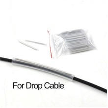 1000 stück/lot glasfaserrohr, 60mm glasfaserkabelschutzschläuche, ftth-schrumpfschlauch-spleißschutz für kabel