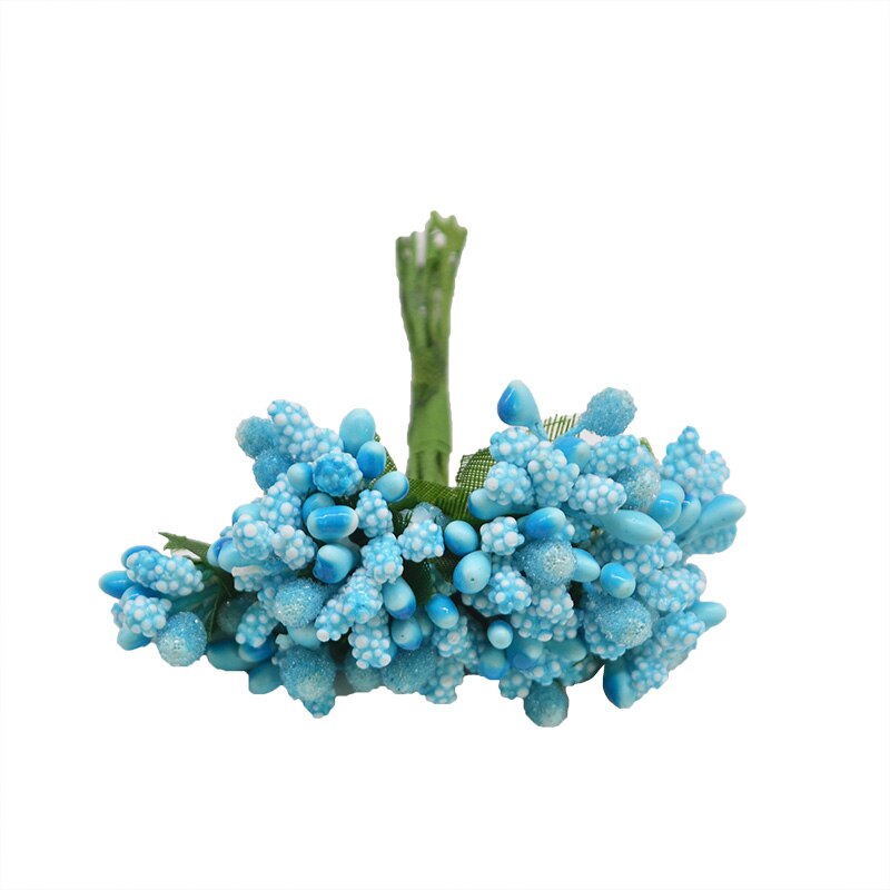36Pcs Pearl Berry Artificial Stamen Flower For Wedding Home Decoration Artificial Pistil DIY Wreath Scrapbooking Craft Box: F11