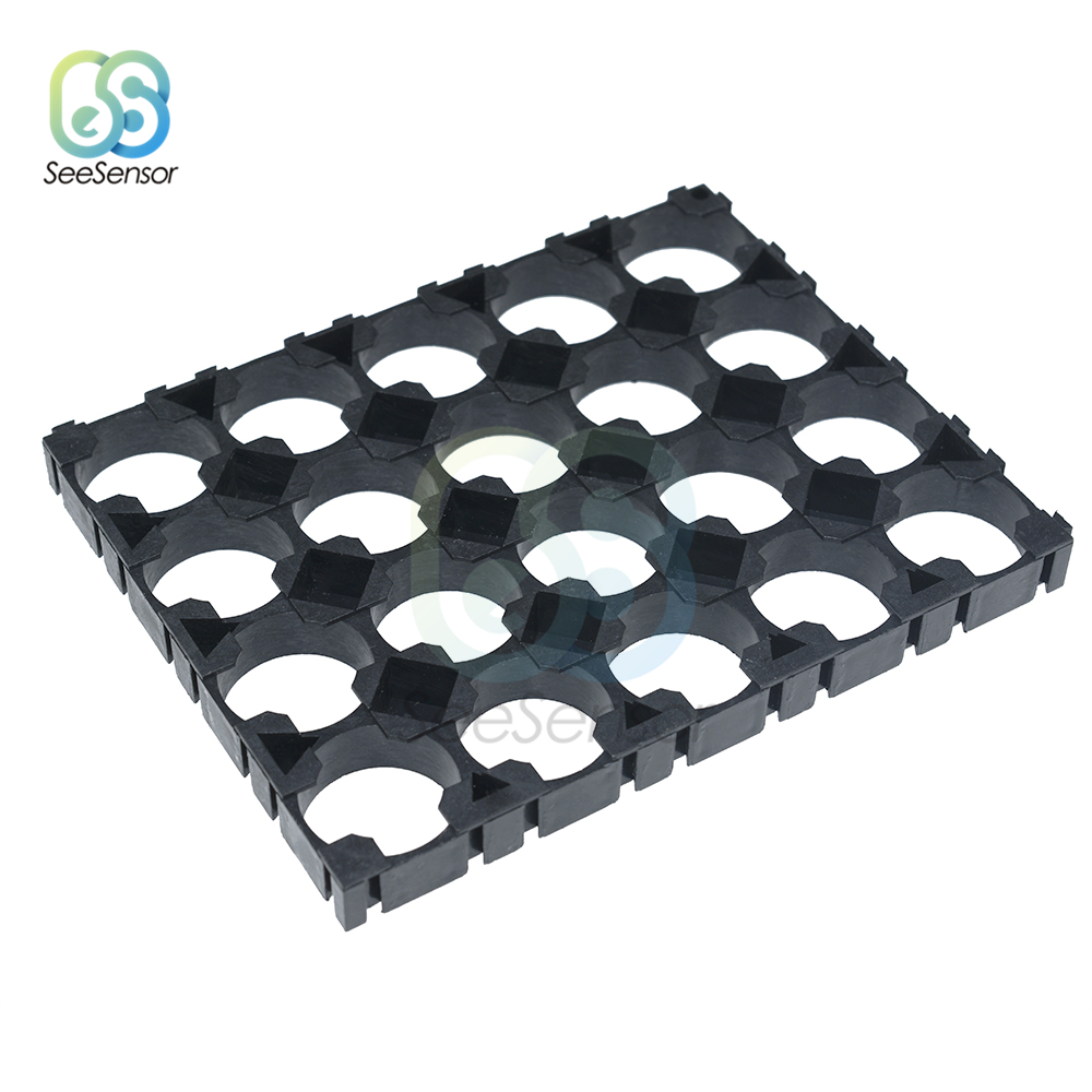 10Pcs 4x5 Cell Battery Spacer 18650 Lithium Battery Radiating Shell Pack Plastic Heat Holder Bracket