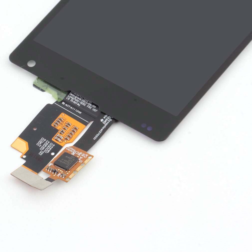 LCD frontal de pantalla de digitalizador de lente de cristal táctil OEM para LG Optimus GE970