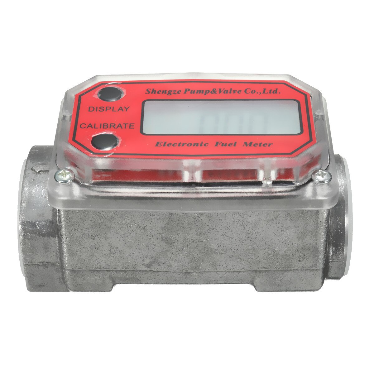 LCD Min Digitaler Fluss Meter 15-120L Getriebe Durchflussmesser Kerosin Diesel- Kraftstoff Benzin Flüssigkeit Wasser fließen Meter Messen Werkzeuge