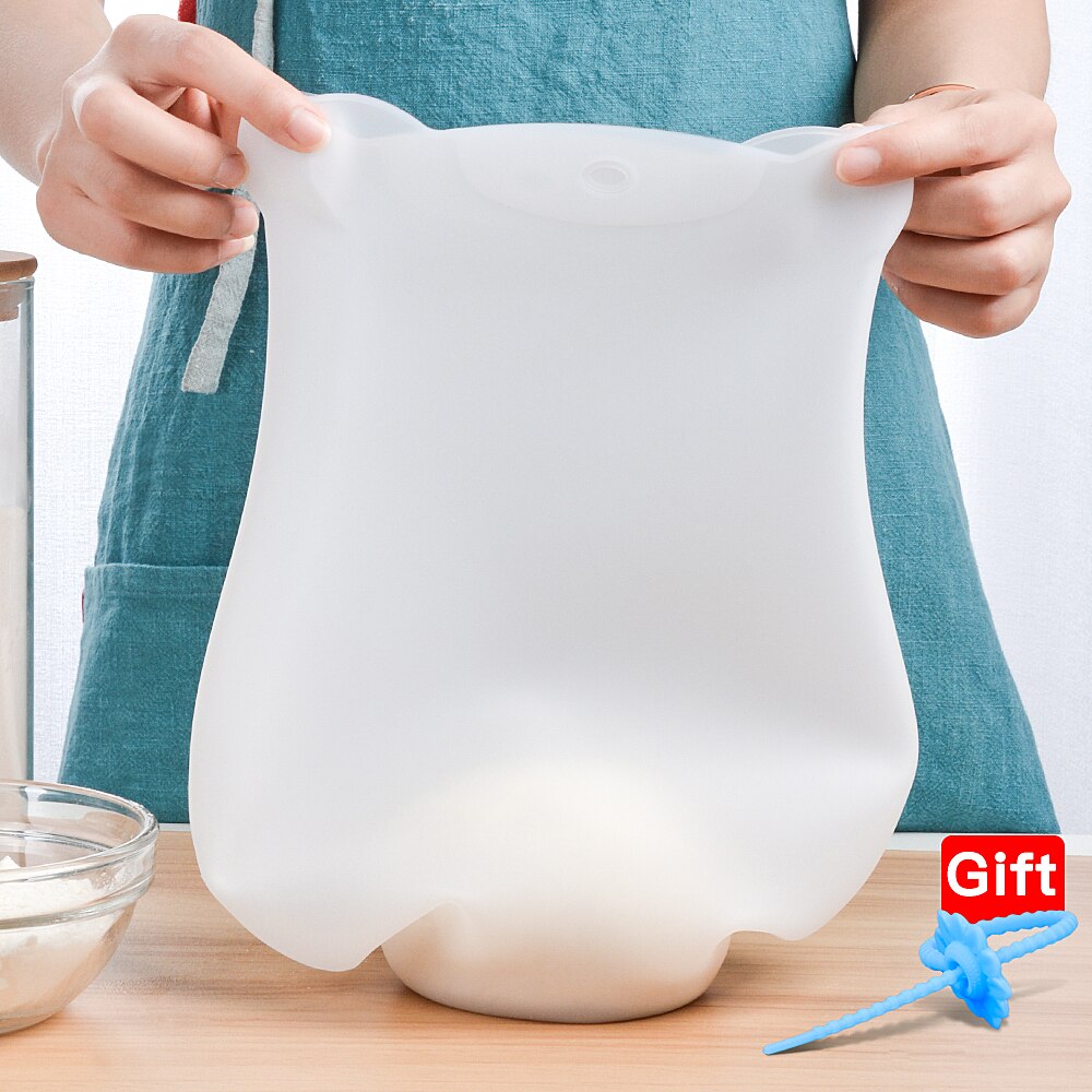 1.5Kg Siliconen Kneden Deeg Zak Meel Mixer Tas Veelzijdige Deeg Mixer Te Reinigen Voor Brood Gebak Pizza Keuken gereedschap