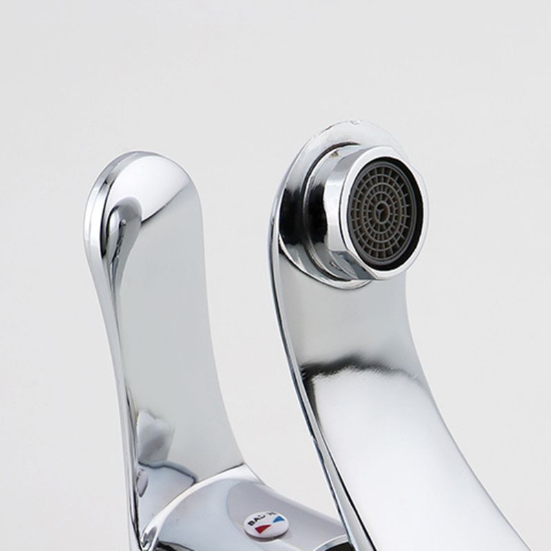 Kitchen Faucet Sink Faucet Double Hole Single Lever Bathroom Basin Water Tap