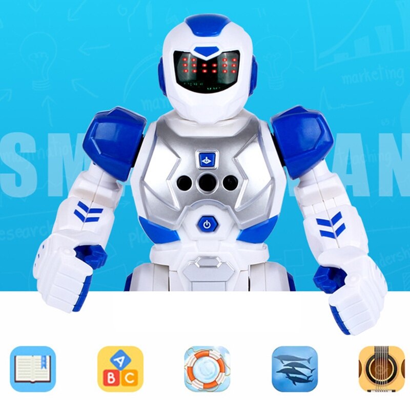 Multifunctional Smart Infrared Remote Control Robot Singing Dancing Music Light