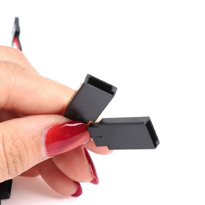 5 sztuk/partia 100/150/200/300/500mm serwo przedłużacz drutu kabel Y przedłużacz drutu ołowiu JR Futaba dla RC samochód śmigłowiec Servo