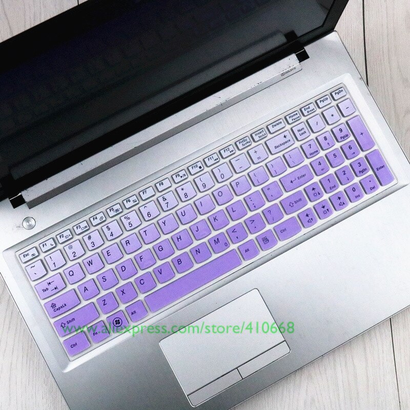 Silikon Tastatur Schutz Abdeckung Haut für Lenovo G580 G570 G575 G585 G510 G505 G500 G501 G700 B580 B570 B575 B575E b590 M5400: Gradualpurple