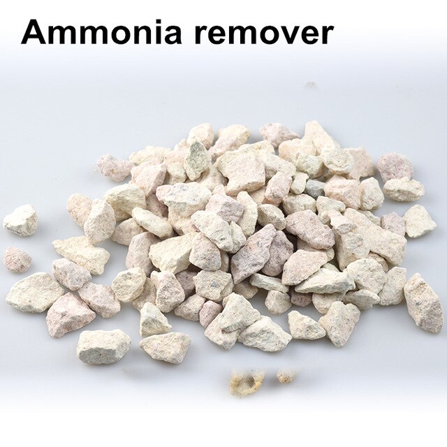 500G 12-In-1 Fish Tank Filter Materiaal Keramische Activated Carbon Biochemische Bal Medium Aquarium Accessoires met Netto Zak: Ammonia Remover