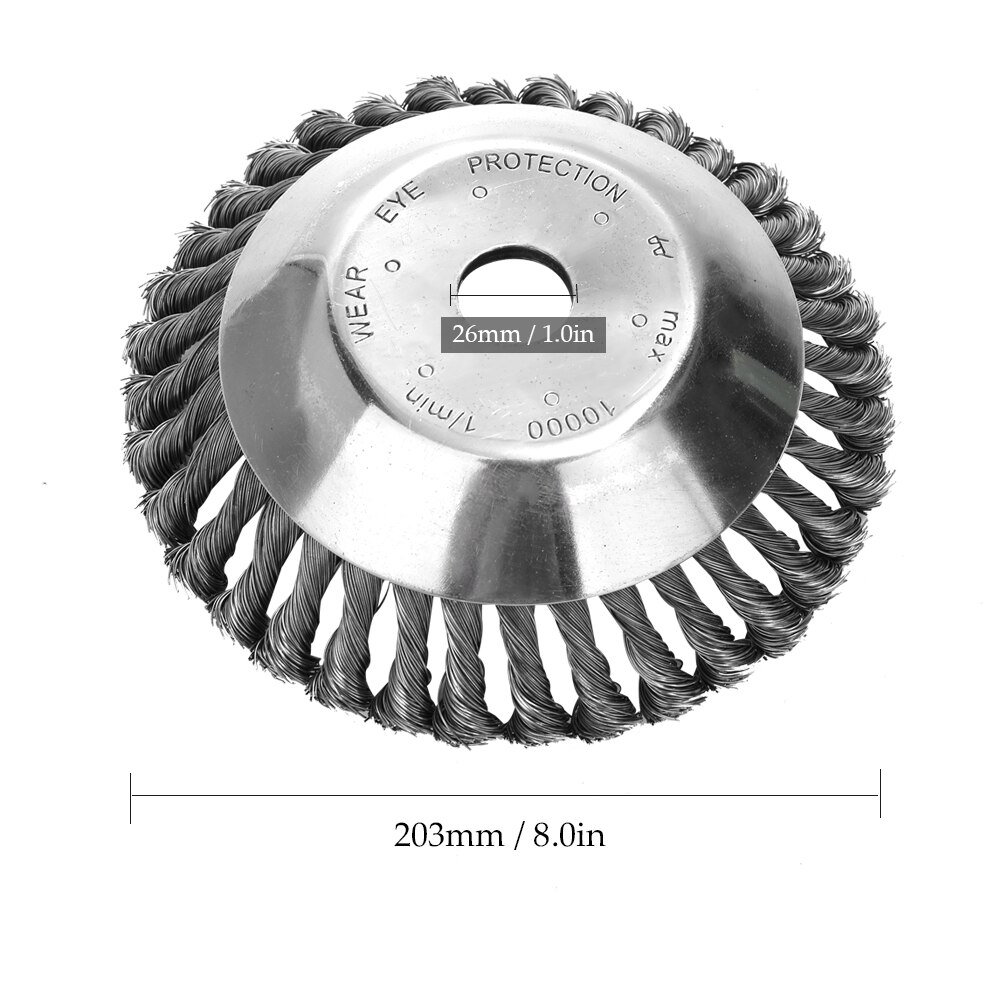 Grass Cutter Trimmer Parts General Wear-Resistant Multifunctional Steel Wire Rust Removal Weeding Plate Lawn Mower Accessories: style1