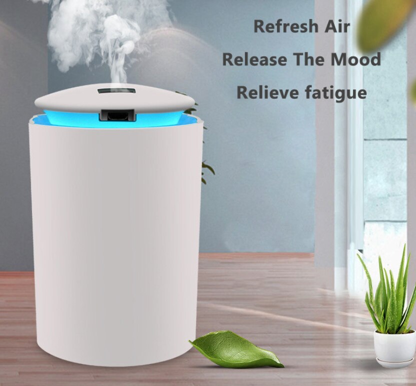 260ml Air Purifier Mist Ultrasonic Humidifiers LED Lights Washable Home Camping Travel