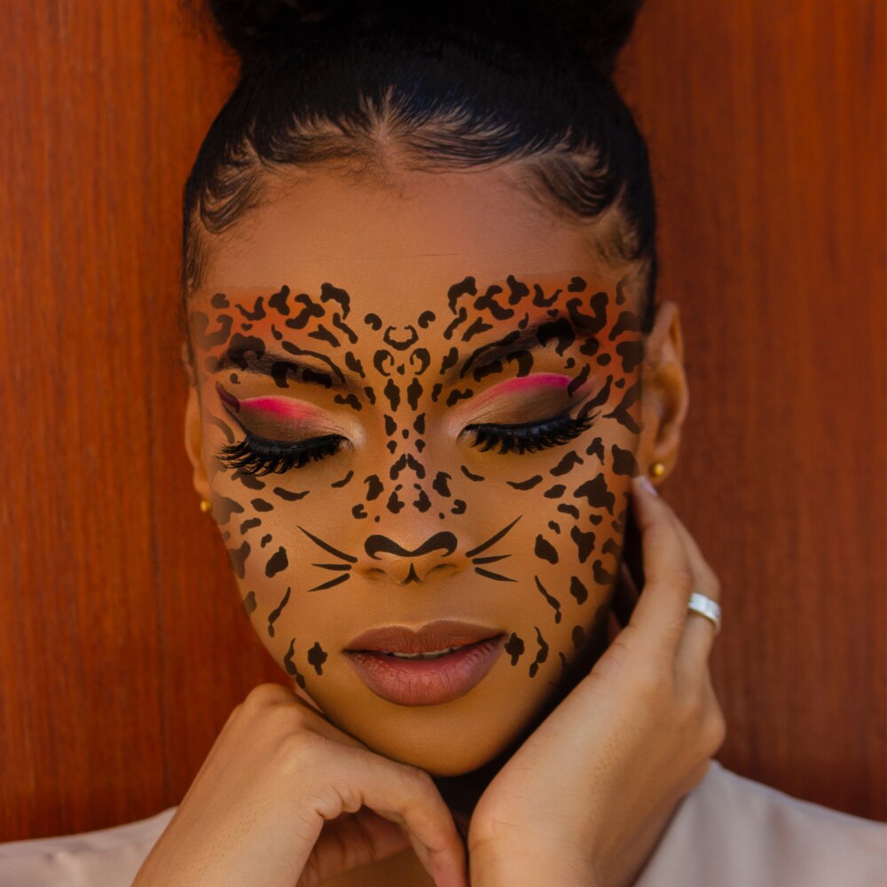 10 Vellen Schedel Tijdelijke Gezicht Tattoos Gezicht Stickers Voor Halloween Party