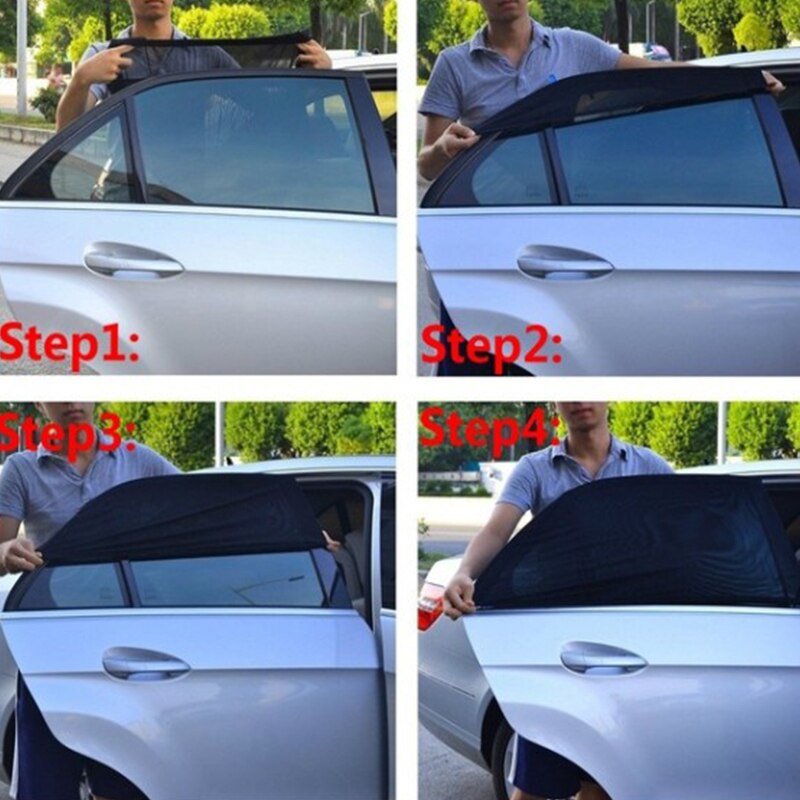 Zasłony samochodowe parasolka boczne okna zasłony samochodowe robić ochrony przed słońcem izolacja cieplna wentylacja moskitiery okno samochodu ekrany