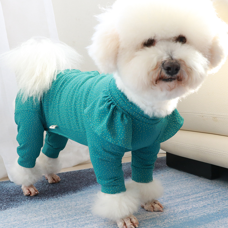 Mono para perros y mascotas, ropa fina para cachorros, monos de algodón para pijama suave para perros pequeños, sudadera para perros, Chihuahua, caniche
