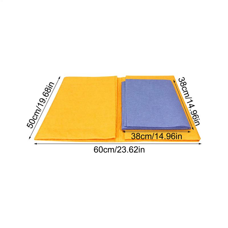 Serviette en Chamois Ultra-absorbante, 8 pièces, serviette de cuisine réutilisable, tissu Shammy de nettoyage, lavable en Machine pour le séchage de la voiture pour le sol de la fenêtre
