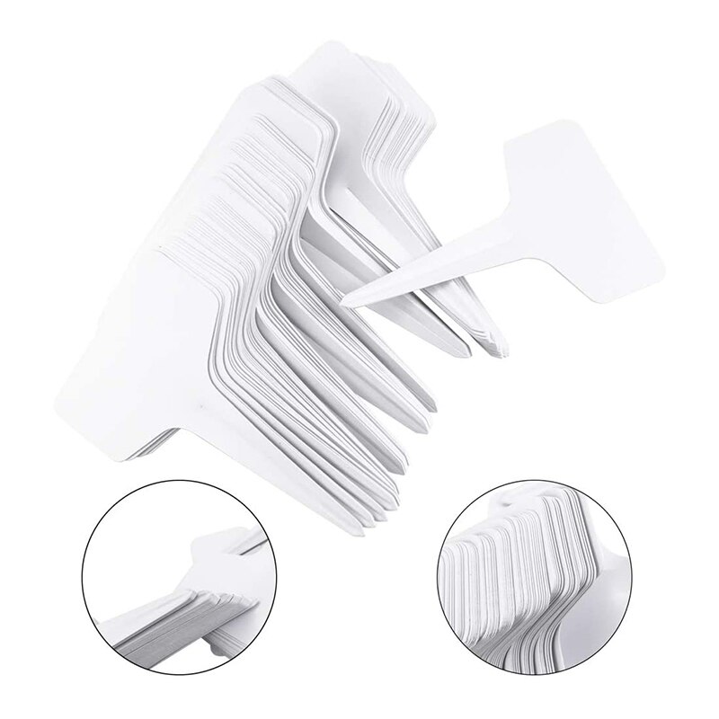 T-Shaped Ground Insert Label Gardening Label Gardening Plant Classification Label Plastic Label Nursery Tray Classification