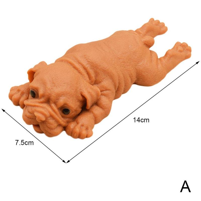Papa Hond Squeeze Speelgoed Muziek Decompressie Speelgoed Party Speelgoed Knijpen Netto Rode Shar Speelgoed Decompressie Vent Kinderen Pei u9F1: brown-brown