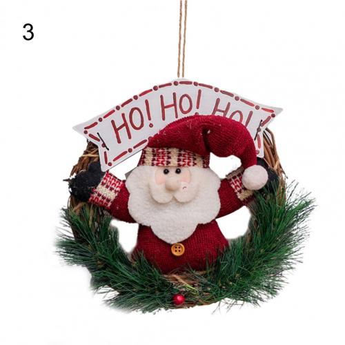 Lichtgewicht Hout Lichtgewicht Prachtige Deur Krans Ronde Deur Krans Slijtvast Voor Patio: 3