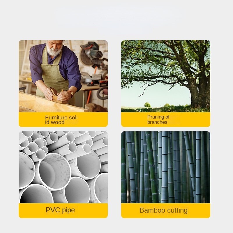 Deli-Sierra plegable afilada para cortar ramas de madera maciza, 7 y 10 pulgadas, corte de tubo de PVC, herramientas manuales multifuncionales para carpintería