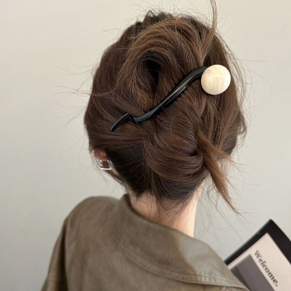 Grampos de cabelo retrô em forma de s, rabo de cavalo torcido, nova moda, multicolorido, torcido, oco, tubarão, acessórios para cabelo, presente