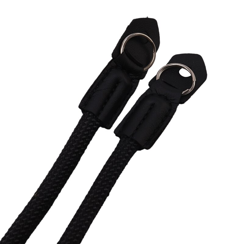 2x nylon kamera tau fjellklatring kamera skulder hals stropp belte slr kameraer stropp tilbehør del (svart og rød)