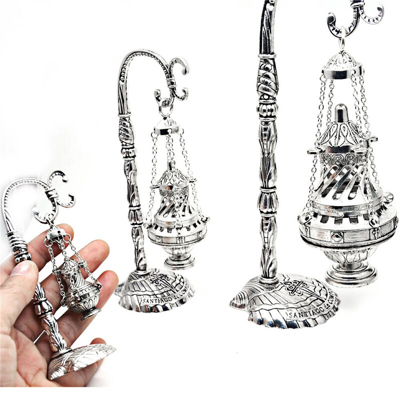 Legering kristen kyrka hem religiös gudstjänst rökelse brännare gudstjänst förnödenheter kors bön religiös kyrka souvenirer l/m/s
