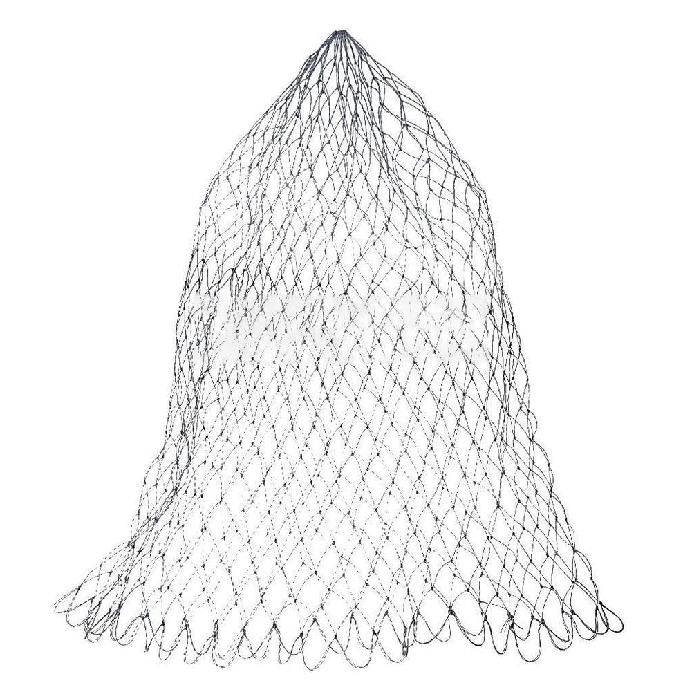 Nylon fiskeri bærbart fiskeri lokker bur sammenklappeligt rhombus mesh hul 3 størrelser dybde foldning dip fisk net  #15: D90cm