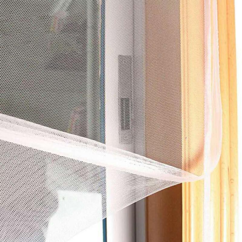 Window Screens Mosquito Netting Flying Curtain Insect Sandfly Anti-Fly Netting Velcro Curtain Mesh Door Screens: 130x150cm