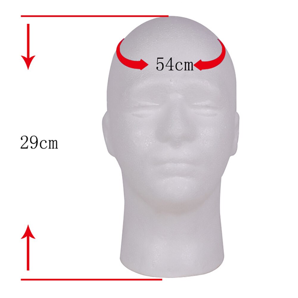 Plus size piepschuim mannequin hoofd model zonnebril brilstandaard hoed pet display houder schuimhoofd voor pruik vrouwen