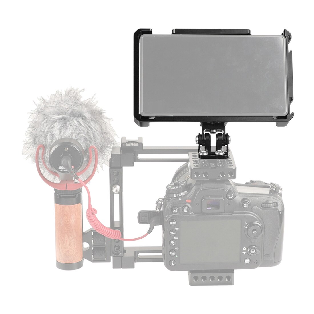 5/5.5/6/7 Inch Monitor Nauwsluitend Kooi Armor Beugel Beschermende Frame Voor Feelworld LUT7 7S/Lut 6 6S / F6 Plus/F5/F5 Pro