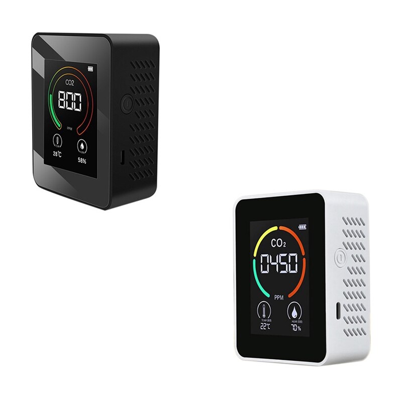 Air Monitor CO2 Carbon Dioxide Detector Air Temperature Humidity Monitor Fast Measurement Meter For CO2