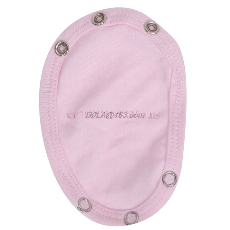 Blöja förlänga förlänga tyg baby romper partner utility body jumpsuit: Rosa