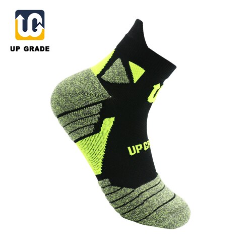 UGUPGRADE Frauen Bunte Laufende Sport Socken draussen Radfahren Wandern Wandern Atmungsaktiv Warme Socken Paket Außen: 12-4