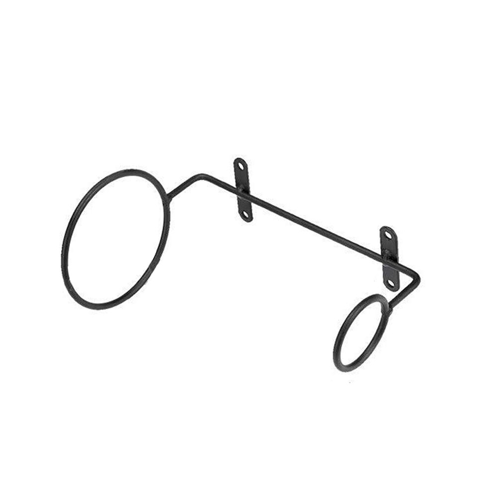 Iron Home Bar Kitchen Wall Mounted Bracket With Screws Bottle Holder Storage Modern Wine Rack Simple Organizer Display Shelf