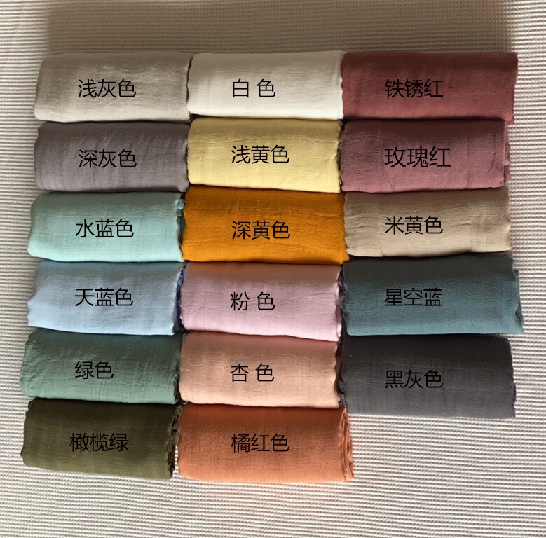 120X120CM Muslin Blanket Cotton Baby Swaddle Soft Newborn Blanket Bath Towel Gauze Quilt Infant Wrap Sleepsack Stroller Cover