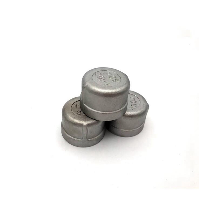 Tapón de extremo redondo BSP de acero inoxidable 1/8, accesorio de tubería de agua DN6-DN50, 304 &#39;&#39; - 2&#39;&#39;