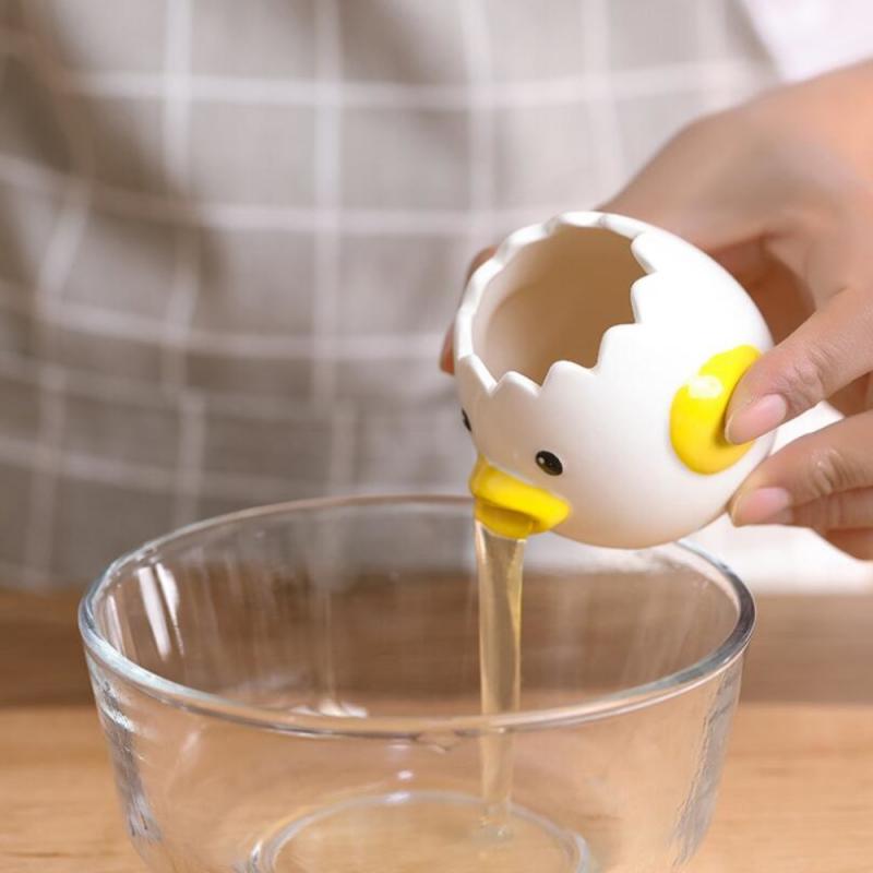 jaune d'oeuf séparateur oeuf Filtration oeuf blanc Filtration rapide séparé céramique matériel facile opération cuisine fournitures