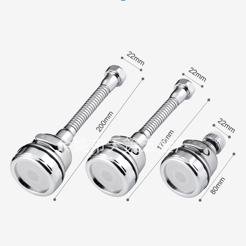 Hogedruk keukenkraan extender draaibare kraan beluchter waterbesparende kraan mondstuk adapter badkamer wastafel accessoires