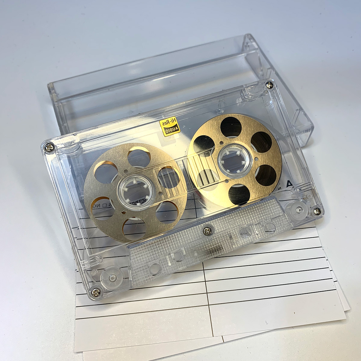 Classic Mini Reel Cassette Tape 50min Blank Recording Tape Double-Sided Metal Reel Retro Style Hi-Res Audio