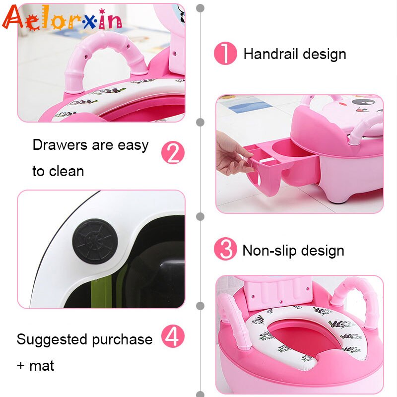 Portable Toilet Potty Training Seat Children&#39;s Potty Toilet Seat Infantil Baby Pot For Kids Boys Babies Urinal For Nursery