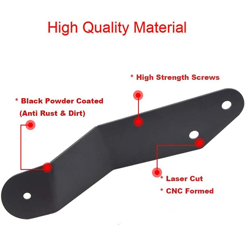 Front Upper Windshield 42 Inch LED Light Bar Mounting Bracket for Maverick Commander Max 1000 800