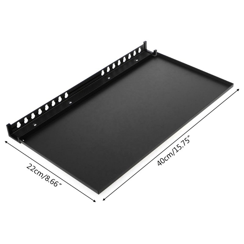 Caballete desmontable de aluminio bandeja estante de reemplazo Sketch Rack de almacenamiento para artistas L41F