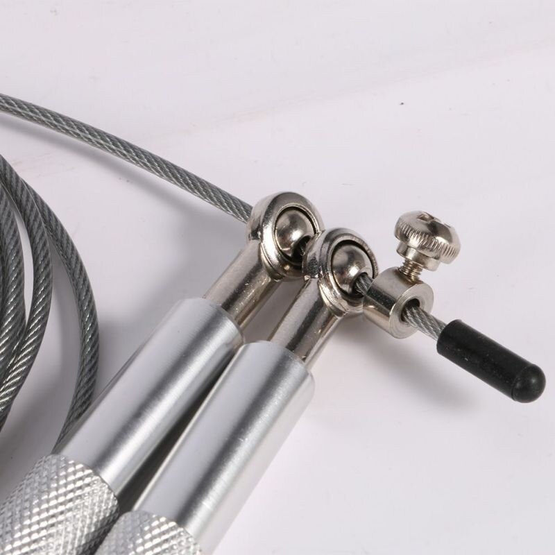Aluminium Speed Jump Rope Crossfit Fitness Training 3M Adjustable Stainless Steel Wire Home Gym Skipping Ropes