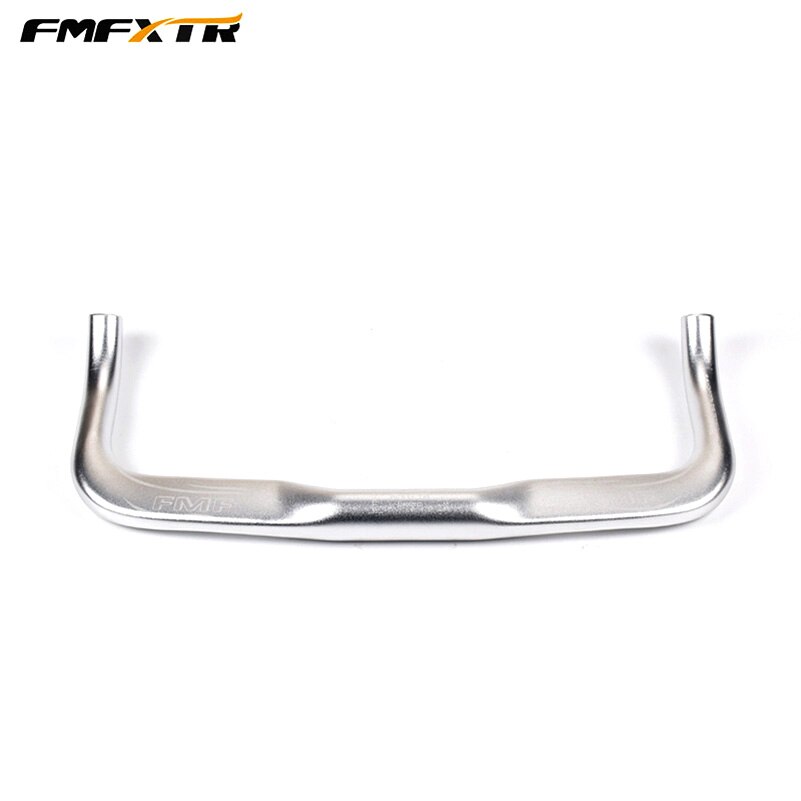 Fixed Gear Racefiets racing TT Tijdrit Triathlon Megafoon Bar Handlebar31.8x420mm: silver