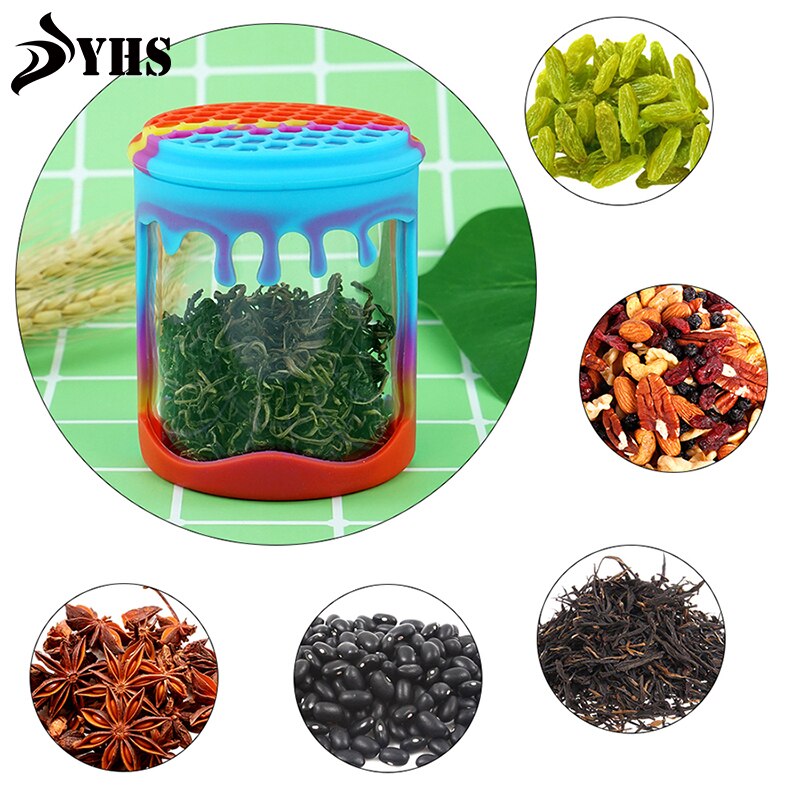 Pot de bouteille de stockage en forme d'abeille pots de cire en Silicone antiadhésifs écologiques pots d'huile essentielle faciles à utiliser et à nettoyer