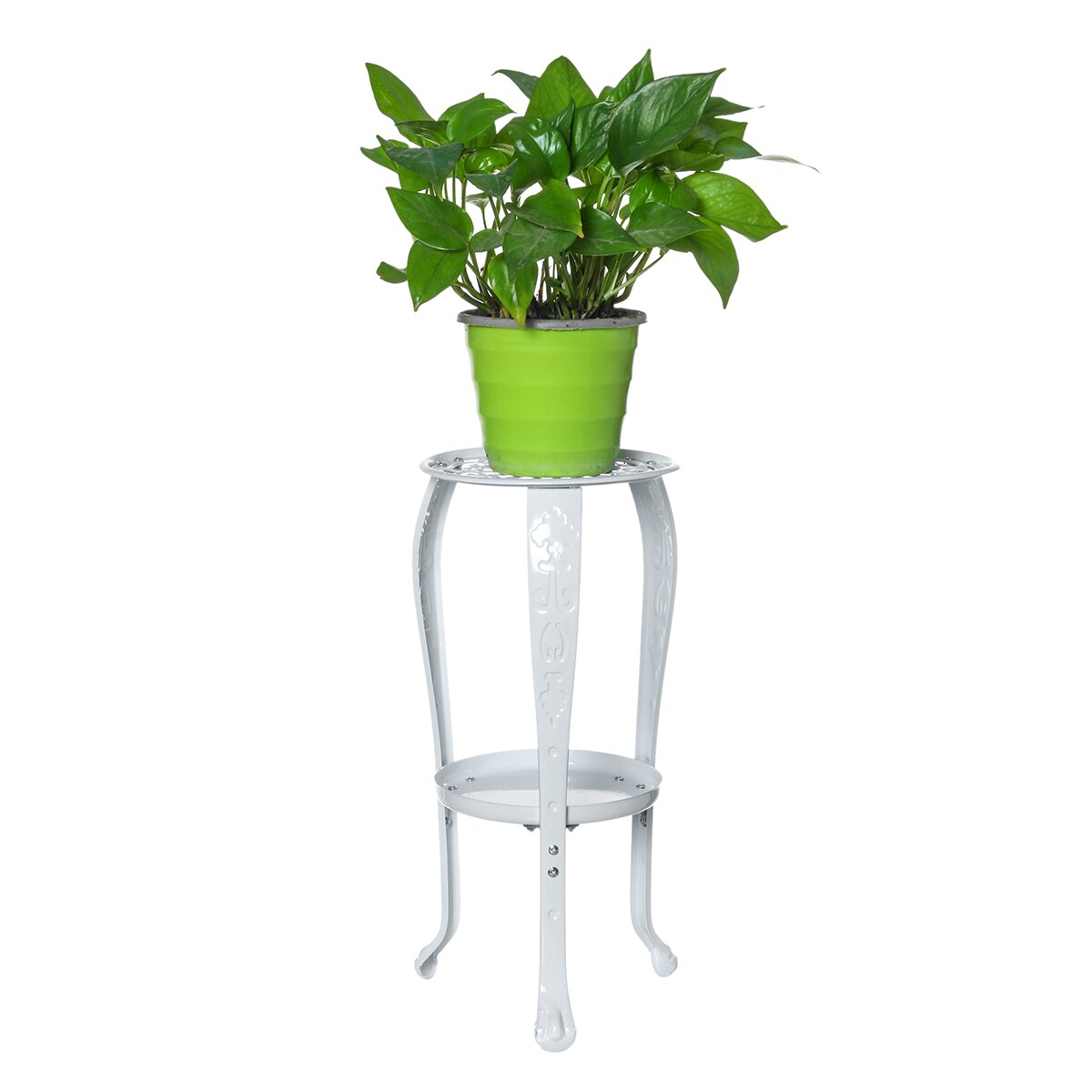 Smijern dobbeltlags plantestativ blomsterhylle for stativ balkong enkel innendørs stue kaffebar hage blomsterpottehylle