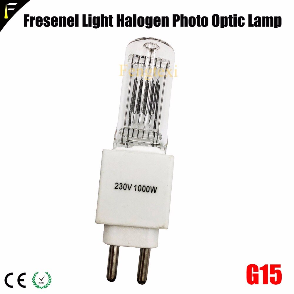 Ftl  cp40 1000 watt  g22/g15 kvartspære halogenlampe varm 3200k til (film/sudio lysarmatur) fresenel lys halogenlampe 1000w