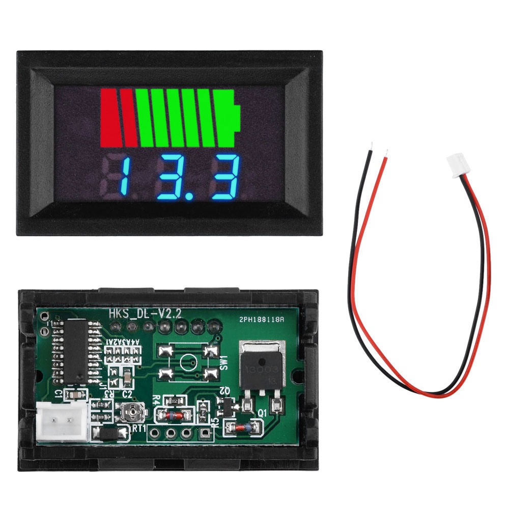 1PC Battery Level Indicator DC 6V-72V Lead Acid Ba... – Grandado
