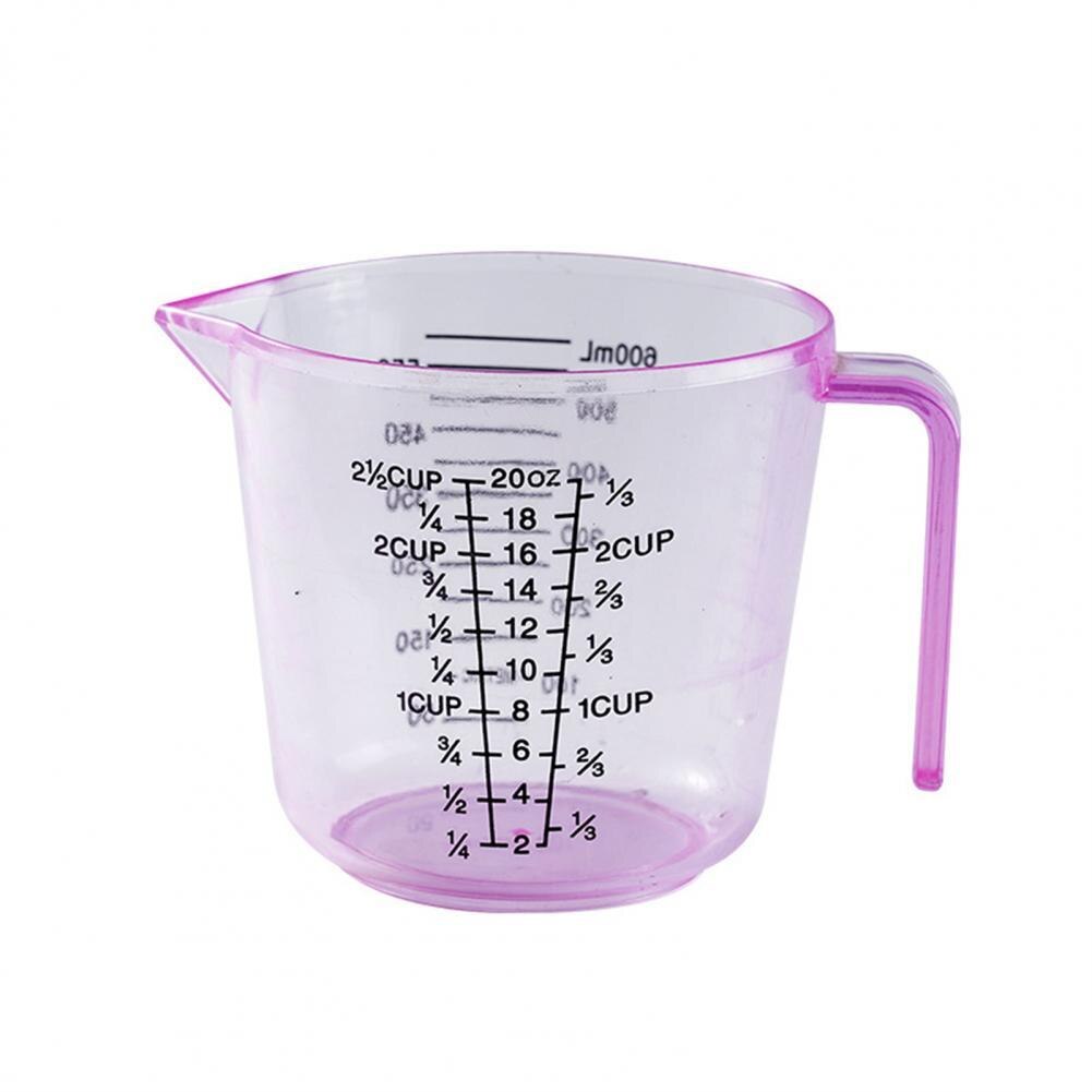 Measuring Jugs Durable Transparent Easy Carry Graduated Measuring Mugs for Home Measuring Mugs Measure Liquid Jugs: Pink / 300ML