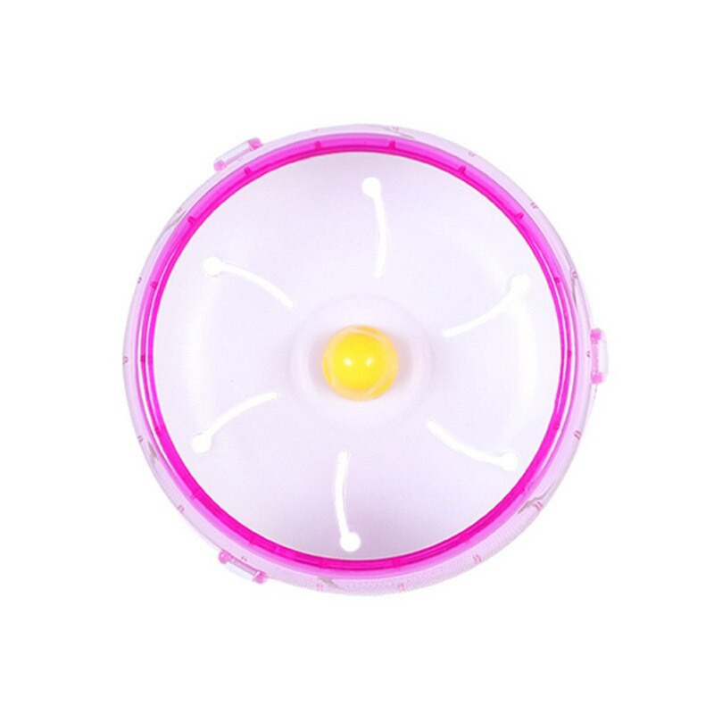 Hamster Exercise Wheel Quiet Spinner Guinea Pig Running Round Wheels Cage Sports Accessories For Small Animal Pet Toy: R / 15.5x15.5x8CM