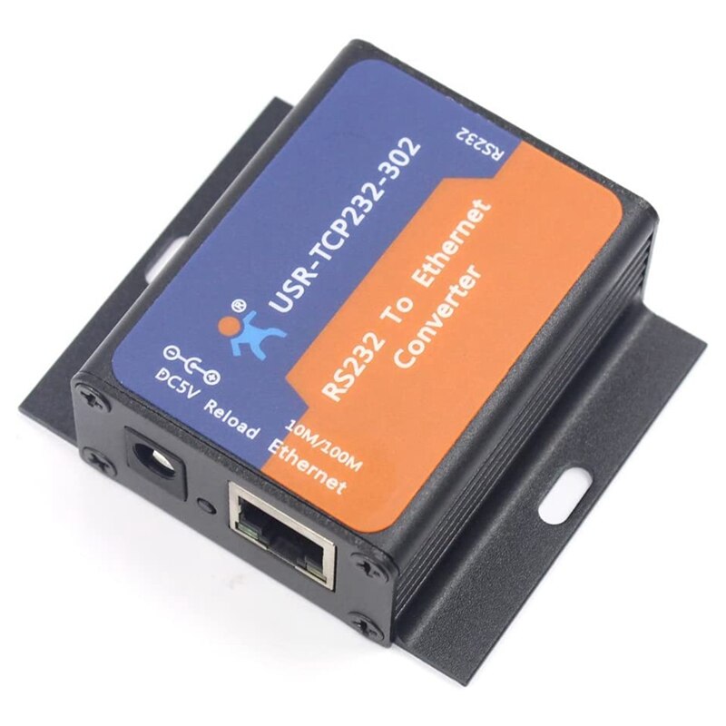 USR Ethernet Server Module USR-TCP232-302 RS232 To Ethernet TCP IP Server Module Ethernet Converter Support DHCP/DNS: Default Title
