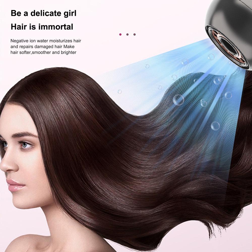 Stijl bladloze föhn anion sterke wind glad snel drogend salon draagbaar huishoudelijk geen blad kapper föhn